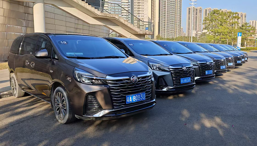 广东广州带司机出租别克GL8丰田埃尔法考斯特中巴商务车_广州租车 首选现达汽车租赁公司